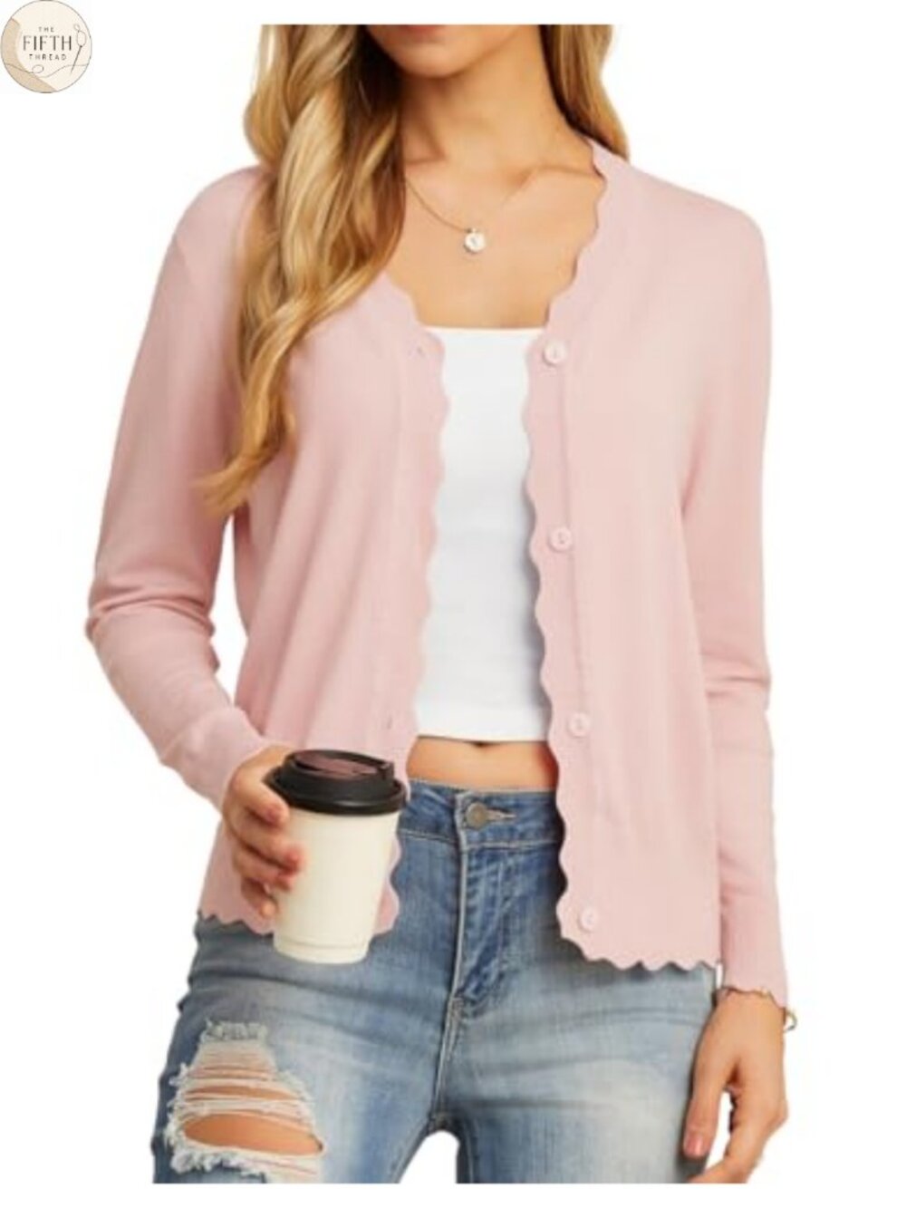 Lightweight Long Sleeve Button Down V-Neck Cardigan Sweater
